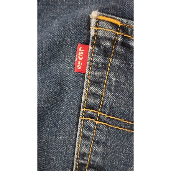 Levis 511 Mens Dark Wash Jeans W32 L32 Slim Fit Denim - Picture 4 of 9